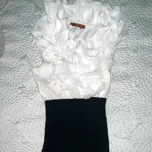 belldini blouse top, knit bottom